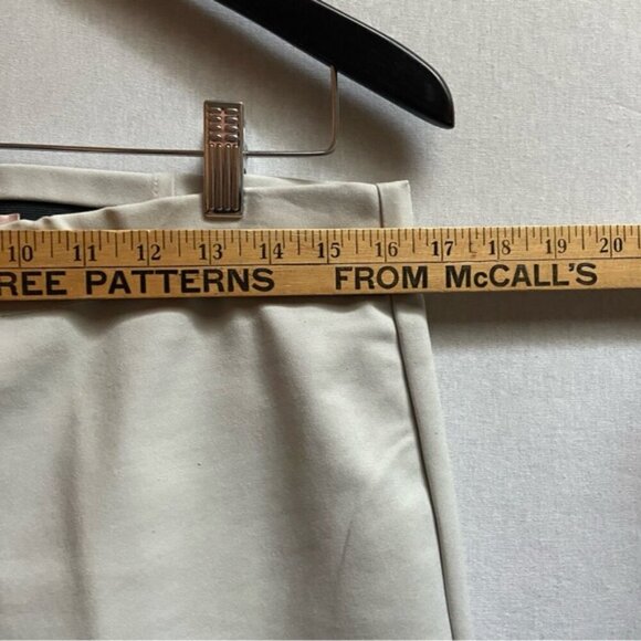 Crosby Springfield Slim Cream Coloured Pull On Cotton Trouser Pants Sz 10 - Picture 8 of 9